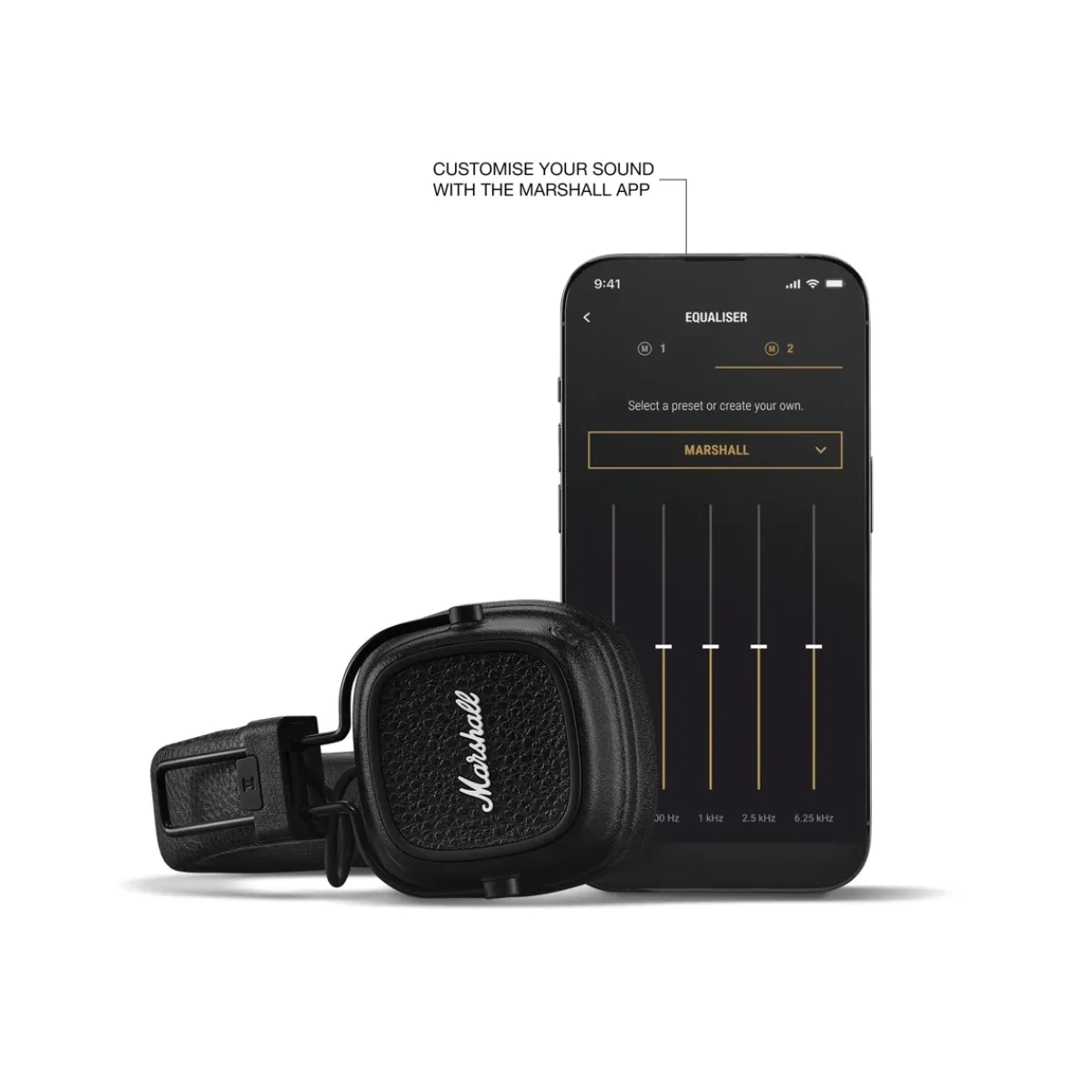 Marshall Major V Bluetooth Black - BimotorDJ